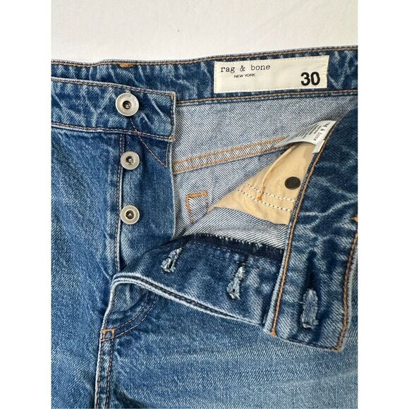 Rag & Bone Women’s Dre Low-Rise Denim cutoff shorts, size 30 - Picture 3 of 8